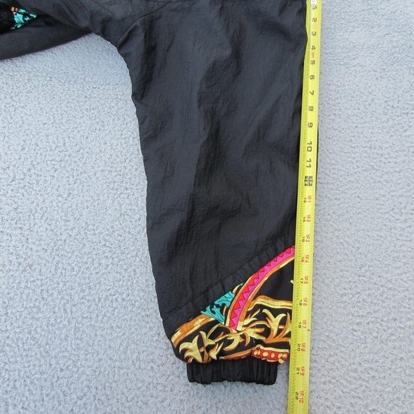 Rock Creek Track jacket Windbreaker Women's S Floral Full Zip Y2K Vintage Retro - Picture 11 of 15